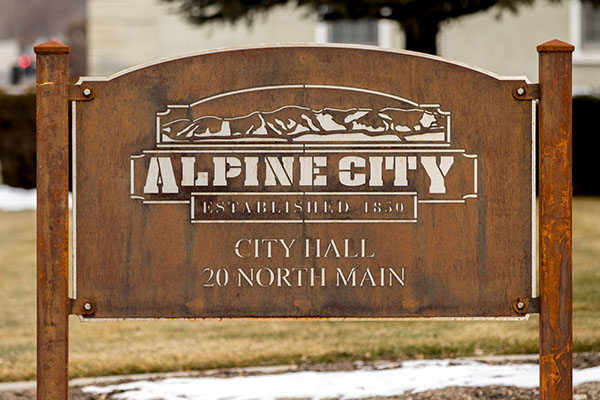 Alpine City Logo Signs