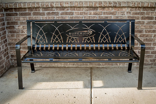 Contemporary Laser Cut Benches