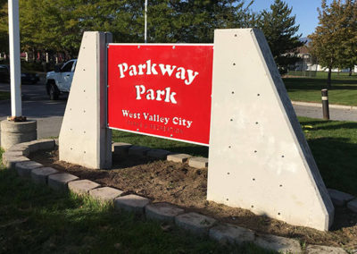 Parkway Park West Valley Park Sign
