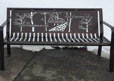 Classic Cemetery Benches