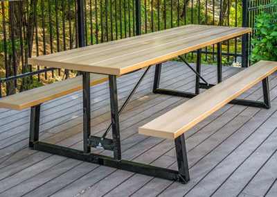 Aluminum Picnic Table For Parks
