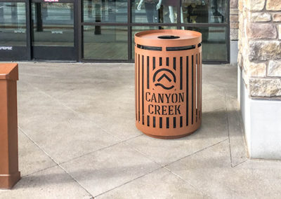 Canyon Creek Trash Receptacle Manufacturer