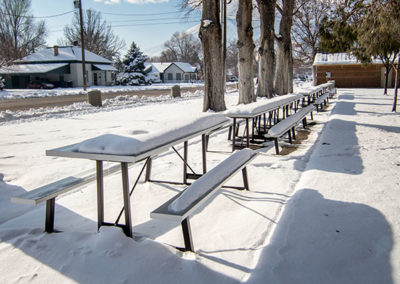 Heavy Snow Load Picnic Tables