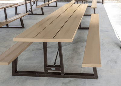 Steel Aluminum Picnic Table Options
