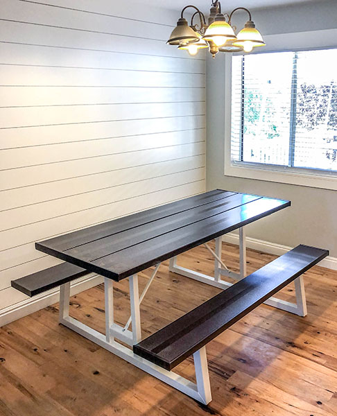 Aluminum Farmhouse Picnic Tables