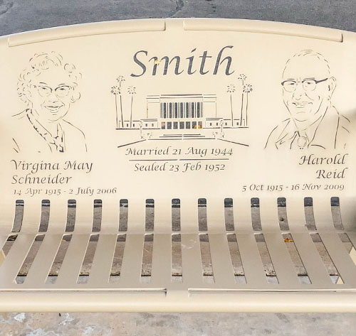 Grandparent Benches For Cemeteries