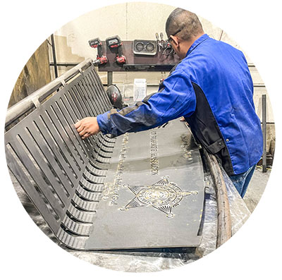 Military Memorial Benches Welded