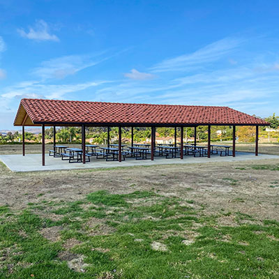 Steel Pavilion Options For Parks