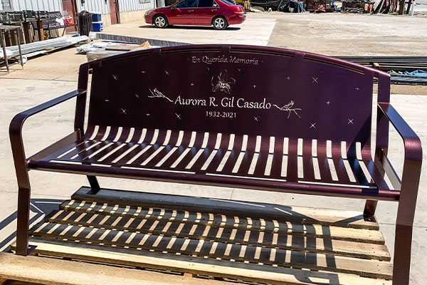 Custom Memorial Benches For Grandparents
