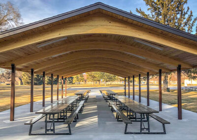 Pavilions With Wood Beams