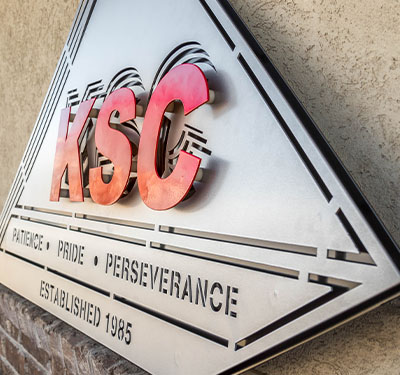 KSC Stainless Steel Business Signage