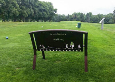 Jim Rule Memorial Bench For Golf Course