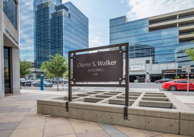 Olene S Walker Metal Building Sign