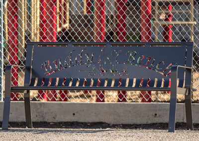 Powder Coated Buddy Benches For Elementary School Campuses Utah