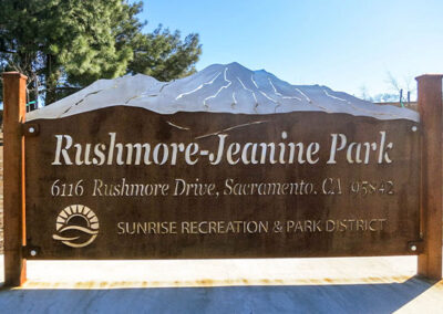 Sunrise Recreation Park Sign