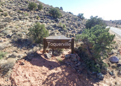 Toquerville City Monument Welcome Sign
