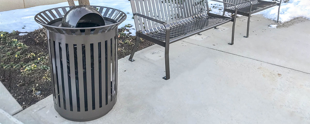 Trash Receptacle Church Manufacturer Options