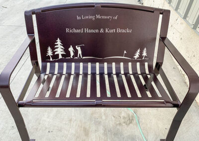 Kurt Bracke Richard Hanen Memorial Bench