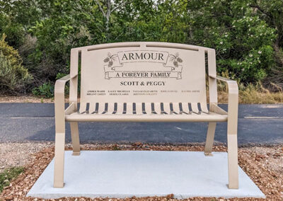 Armour Family Memorial Bench