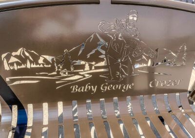Baby George Croze Memory Bench