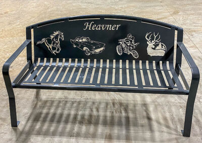 Heavner Favorite Things Memorial Bench