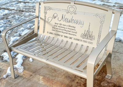 Newberry Baby Girl Memorial Bench