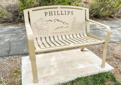 Philips Cemetery Bench