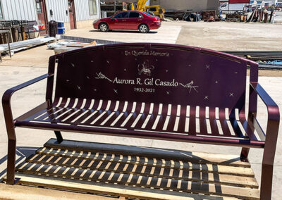 Whimsical Themed Memory Benches