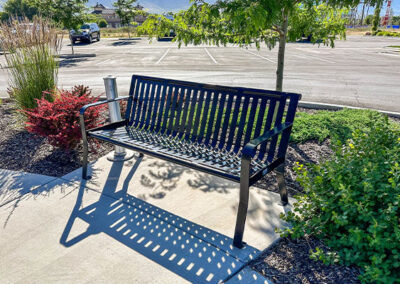 Modern Parking Lot Benches