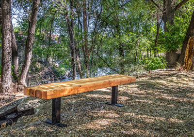 Backless Wood Benches