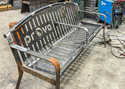 Provo City Bus Stop Bench Manufacturer
