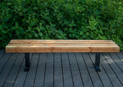 Wood Patio Benches