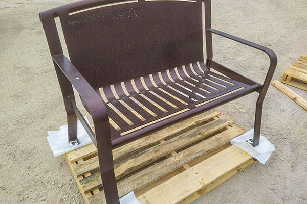 Shipping For Steel Name Memorial Bench