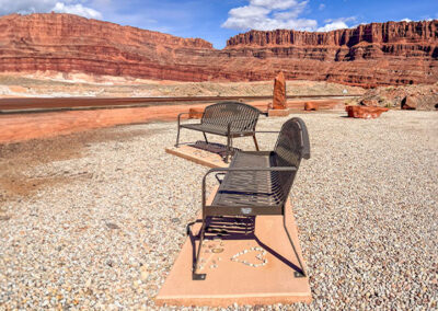 Memorial Benches Placed In Moab UT