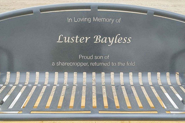 Luster Bayless Proud Son of sharecropper