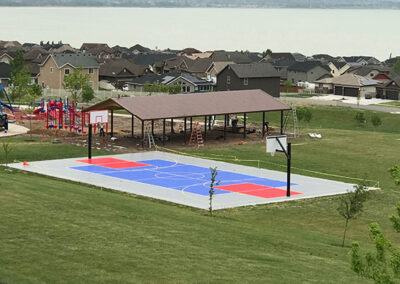 Basketball Court Glulam Pavilions