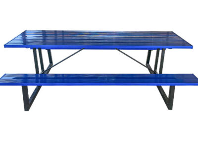 Blue Powder Coated Aluminum Table Top Tables