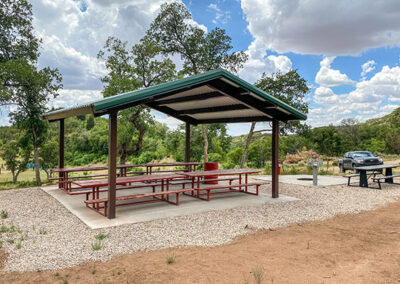 Durable Campground Steel Pavilions