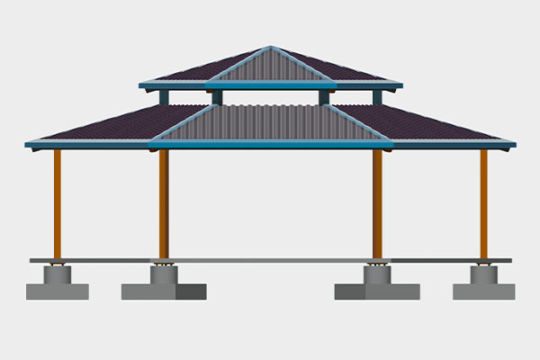 Hexagon Roof Custom Pavilion