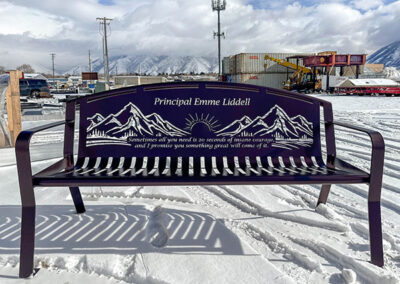 Memorial Benches For Late Principals