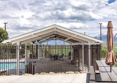 Outdoor Umbrella Holder Picnic Tables