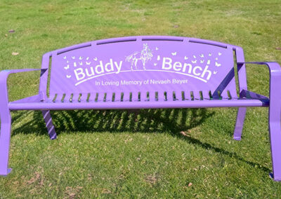 Custom Buddy Bench Memorials For Children