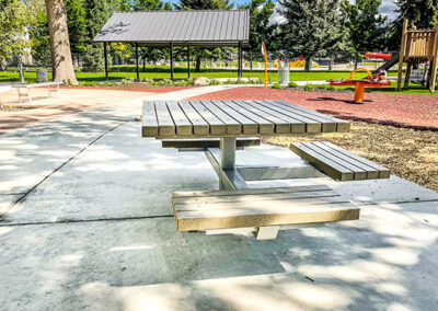 Pedestal Park Tables