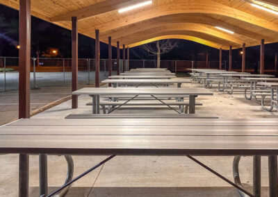 Round Pipe Pavilion Table Orders