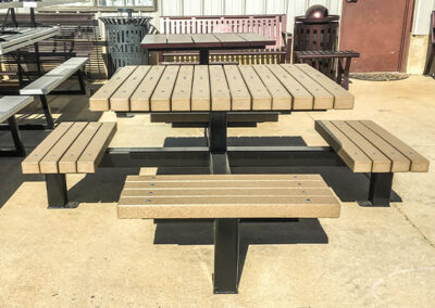 Square Leg Recycled Plastic Tables