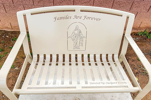 LDS Family Memorial Bench