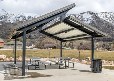 Steel Free Standing Park Pavilions