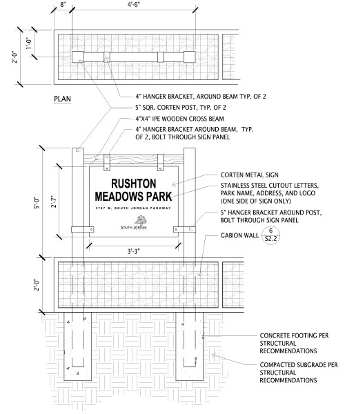City Park Plans For Sign City Park Plans For Sign