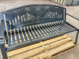 Snowboarding Themed Benches