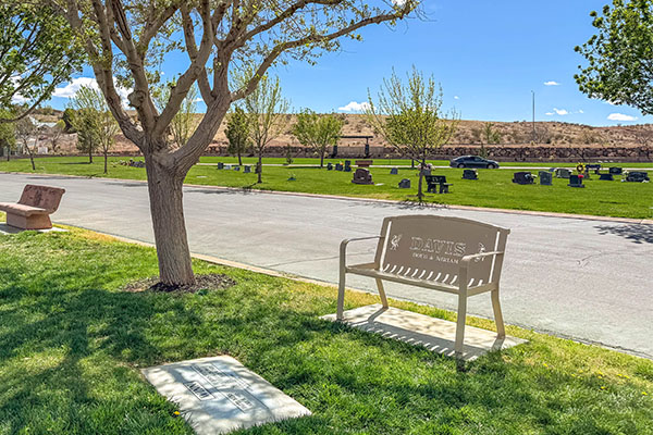 Finished Davis Tonaquint Cemetery Bench Finished Davis Tonaquint Cemetery Bench